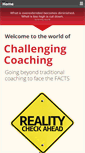 Mobile Screenshot of challengingcoaching.co.uk